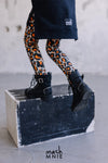 Girls' Panther Printed Leggings | S-140