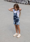 Mash Mnie Girls' Soft Blue Jeans Short Overalls | S-79