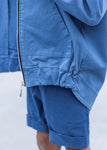 Boys' Blue Soft Cotton Jeans Shorts | S-83