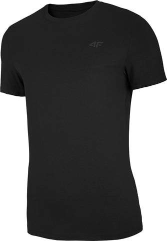 4F Mens' Black Printed T-shirt | TSM003-Bl