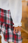Girls' White Muslin Shirt | C-COLLECTION-2
