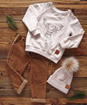Boys' Light Caramel Corduroy Pants | C-COLLECTION-3