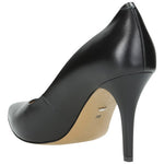 Wojas Black Classic Leather High Heels | 9275-51