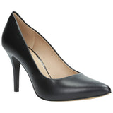Wojas Black Classic Leather High Heels | 9275-51