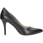 Wojas Black Classic Leather High Heels | 9275-51