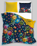 100% Cotton Multicolor Duvet Set with Folk Pattern +/- QUEEN SIZE | PEY-06