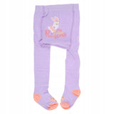 YO! Girls' Cotton Printed Tights | RAB-0003-G-1