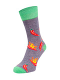 Yo! Hot Pepper Crew Suit Socks | SK-54