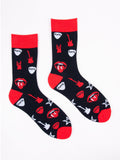 YO! SPOKSY Socks with Printed Pattern | SKA-0054F-H1