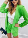 Juicy Green Blazer and Shorts Set | 43B164-NGR