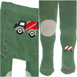 Yo! Boys' Multicolor Cotton Printed NON-SKID Tights | AR-25-B-2