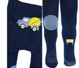 Yo! Boys' Multicolor Cotton Printed NON-SKID Tights | AR-25-B-2