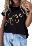 Classic 100% Cotton Italian T-Shirt with Voyage Print | HAL-190