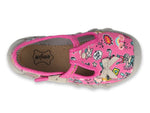 Befado Pink School Slippers SPEEDY | 110P457
