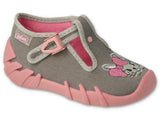 Befado Gray Sneakers with Bunny Patch SPEEDY | 110P453