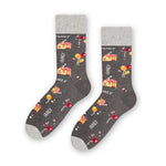 Steven Men's Graphite and Gray Family Collection Socks | ART-084XR010