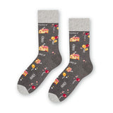 Steven Men's Graphite and Gray Family Collection Socks | ART-084XR010