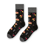 Steven Men's Black and Gray Family Collection Socks | ART-084XU012