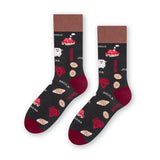 Steven Men's Graphite Socks with Highlander Pattern | ART-118XO032