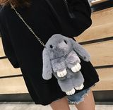 Cute Gray Bunny Backpack - Bag | B1612-G
