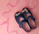 Befado Dark Blue School Slippers | 955X014