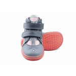 Bartek Girls' Gray Prophylactic Leather Ankle Sneakers | W-11702-006