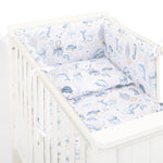 White Bedding Set with Sea Animals Pattern 100x135 | MMT-19