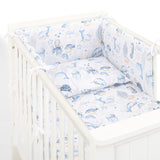 White Bedding Set with Sea Animals Pattern 100x135 | MMT-19