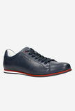 Wojas Dark Blue Leather Sneakers | 807156