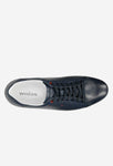 Wojas Dark Blue Leather Sneakers | 807156