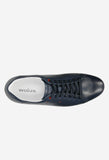 Wojas Dark Blue Leather Sneakers | 807156