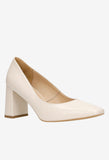 Wojas Light Beige Leather High Heels | 35074-54