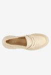 Wojas Beige Leather Loafers | 46124-64