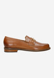 Wojas Light Brown Leather Loafers with Decorative Chain | 46092-53