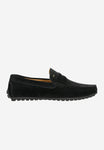 Wojas Black Casual-Style Leather Loafers | 10116-61