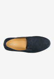 Wojas Dark Blue Leather Sneakers with Wojas Logo | 1011326