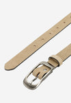 Wojas Women's Beige Nubuck Leather Belt | 93007-64