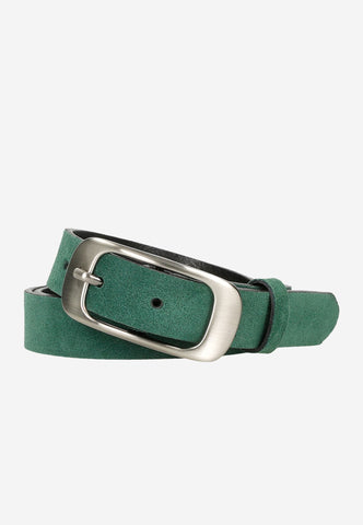 Wojas Women's Green Nubuck Leather Belt | 9300766
