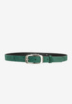 Wojas Women's Green Nubuck Leather Belt | 9300766