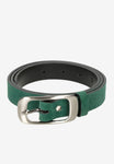 Wojas Women's Green Nubuck Leather Belt | 9300766