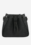 Wojas Black Leather Crossbody Bag | 80126-61