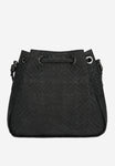 Wojas Black Leather Crossbody Bag | 80126-61