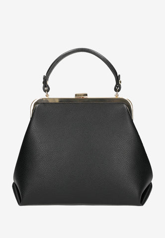 Wojas Black Leather Satchel | 80257-51