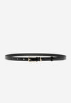 Wojas Women's Thin Black Leather Belt | 93010-31