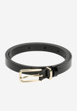 Wojas Women's Thin Black Leather Belt | 93010-31