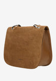 Wojas Light Brown Leather Crossbody Bag | 9850-73