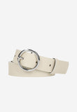 Wojas Women's 3 cm Beige Leather Belt | 9973-84