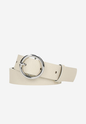 Wojas Women's Beige Leather Belt | 9973-84
