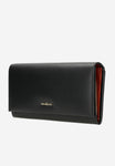 Wojas Black Leather Snap Wallet PREMIUM LINE | 91053-51