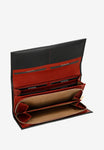Wojas Black Leather Snap Wallet PREMIUM LINE | 91053-51